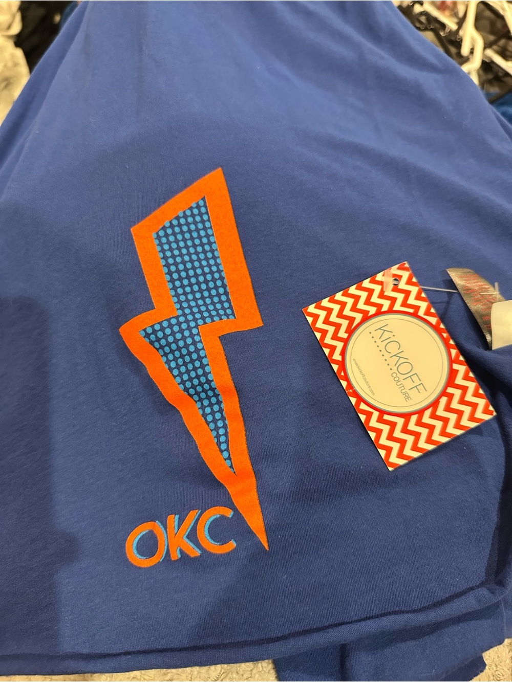 Women's Blue OKC Thunder Scarf- new with tags